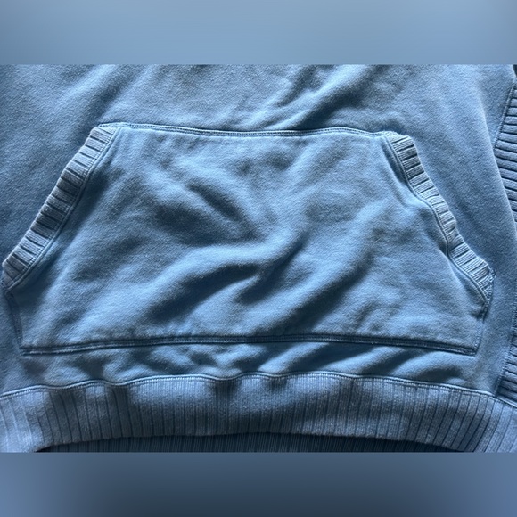 Vintage Adidas Hoodie Baby Blue Unisex Medium - Picture 2 of 10